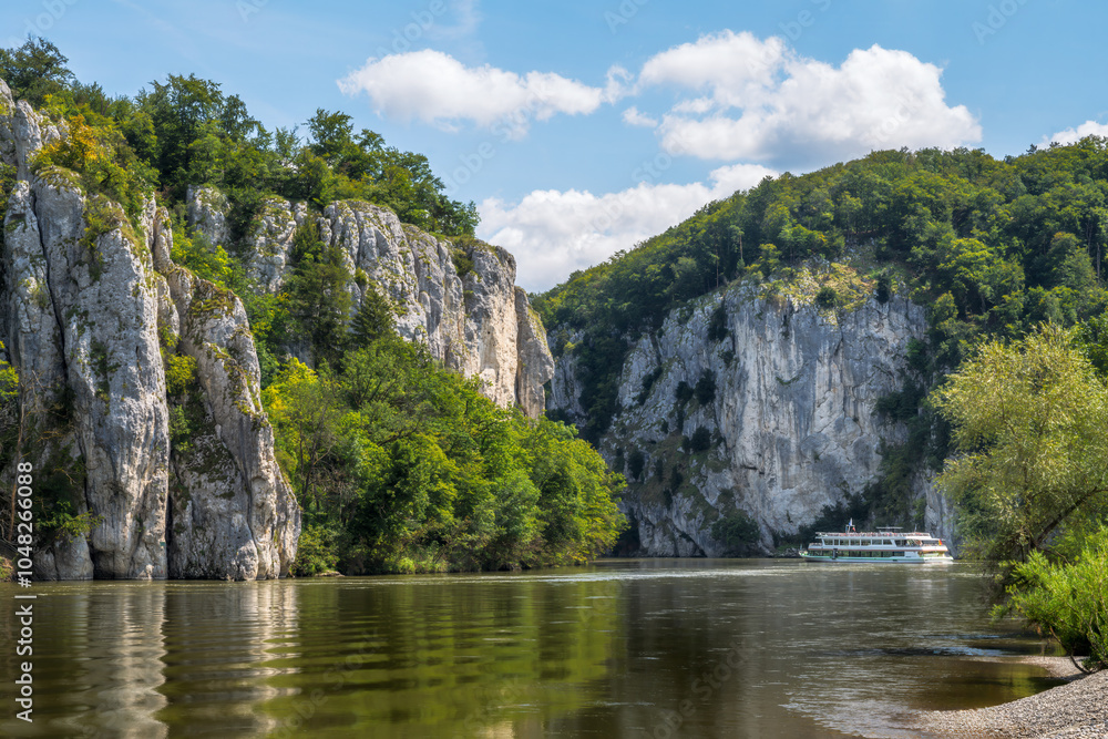 Rocks of the Danube Gorge at Weltenburg