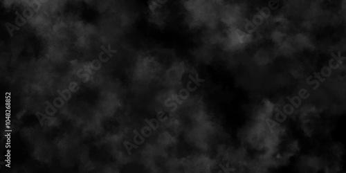 Abstract ash cloud and smoke texture in dark background. White Black fog effect transparent smoke isolated dark dramatic sky with black stormy clouds. Grunge creative and becorative fractal somke art