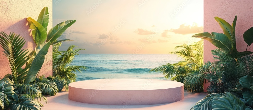 Tropical Sunset Podium Tropical Sunset Podium