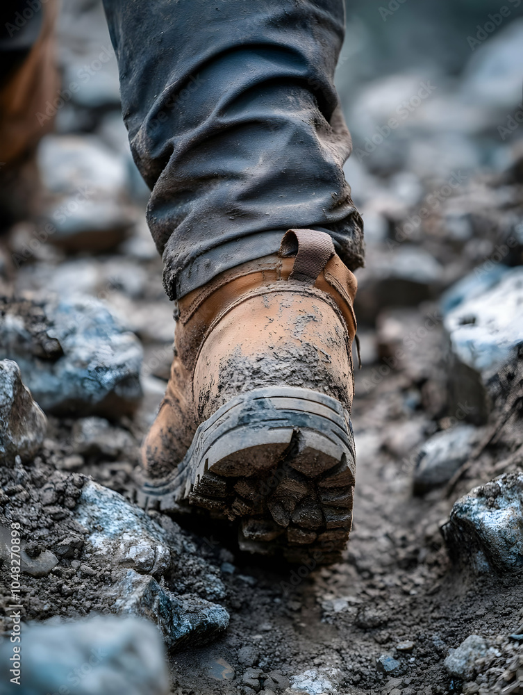 Fototapeta premium Muddy Boot