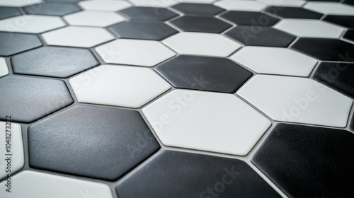 Hexagonal Ceramic Tiles Honeycomb hexagonal floor tiles