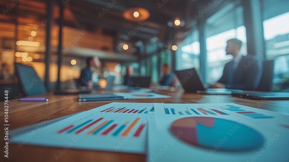 Hyper Realistic Boardroom Scene with Executives Hyper Realistic Boardroom Scene with Executives