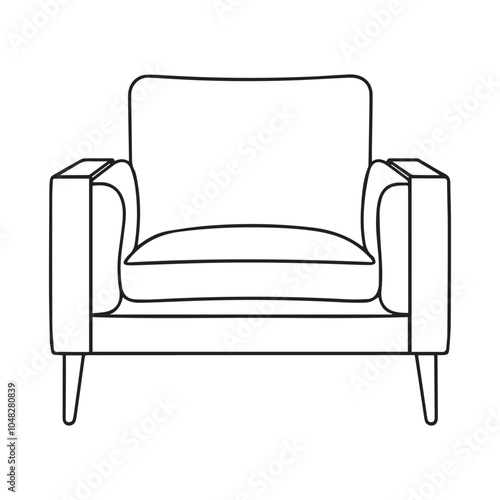 Sofa icon vector isolated on white background. sofa icon illustration. furniture