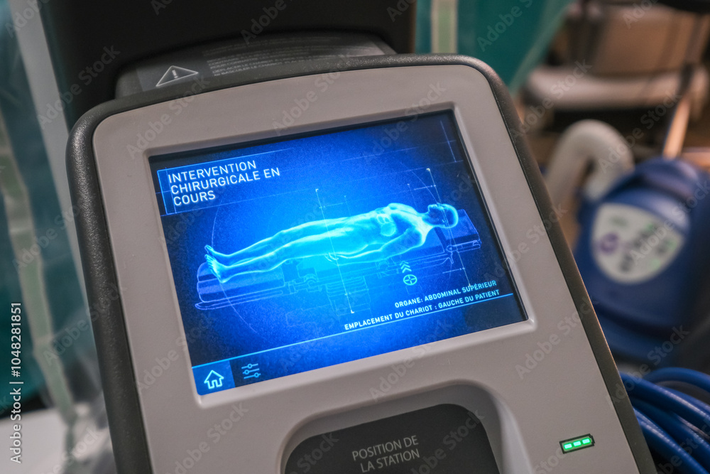 écran robot chirurgical DaVinci écran robot chirurgical DaVinci