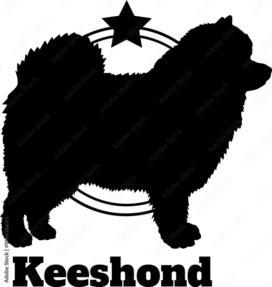 Keeshond dog silhouette, dog, dog breeds, logo, vector, silhouette, logo design, animal, illustration, icon, sign, design, black, symbol, pet Keeshond dog silhouette, dog, dog breeds, logo, vector, silhouette, logo design, animal, illustration, icon, sign, design, black, symbol, pet