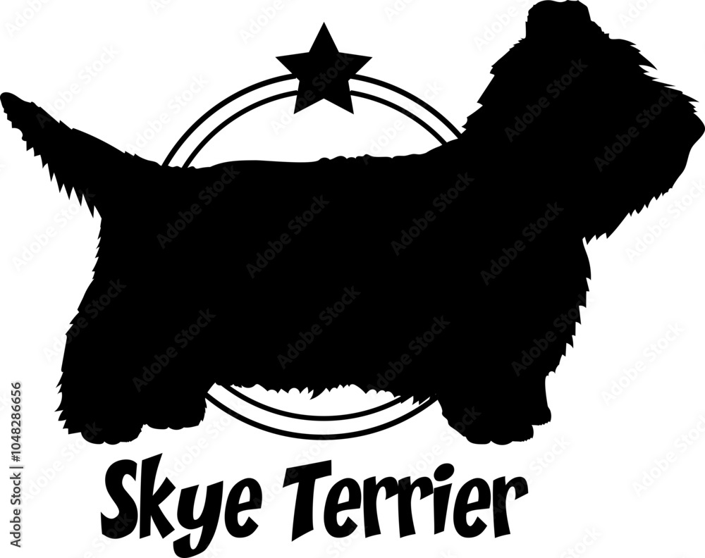 Skye Terrier. dog silhouette, dog, dog breeds, logo, vector, silhouette, logo design, animal, illustration, icon, sign, design, black, symbol, pet Skye Terrier. dog silhouette, dog, dog breeds, logo, vector, silhouette, logo design, animal, illustration, icon, sign, design, black, symbol, pet