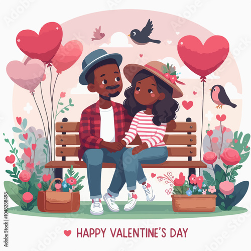 ilutration of valentine photo