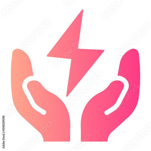 save energy Gradient icon