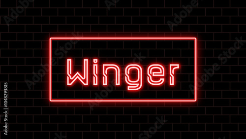 Winger のネオン文字 photo