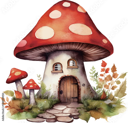 mushrooms in the forest