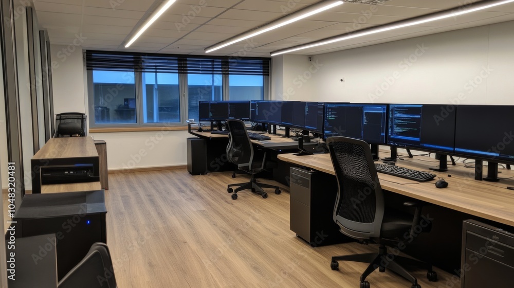 Control system upgrade with new components and professional lighting Control system upgrade with new components and professional lighting