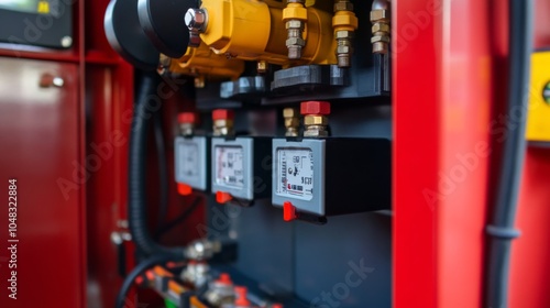 Wallpaper Mural Emergency shutdown system overview including visible safety controls and components Torontodigital.ca