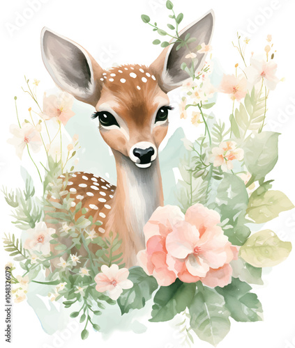 deer in the woods