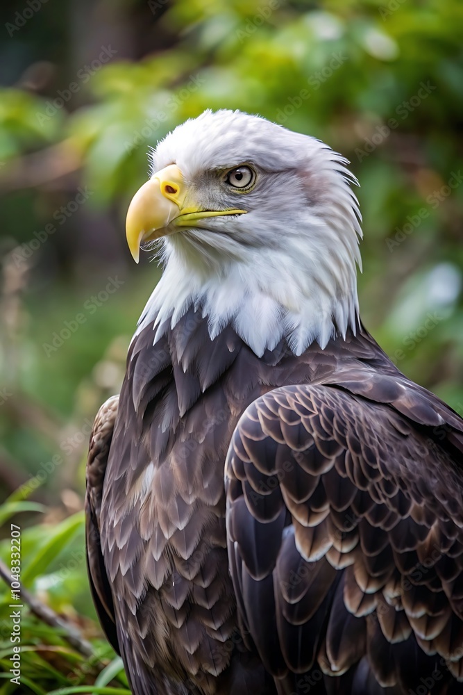 Obraz premium Bald Eagle in Nature Cinematic Photography