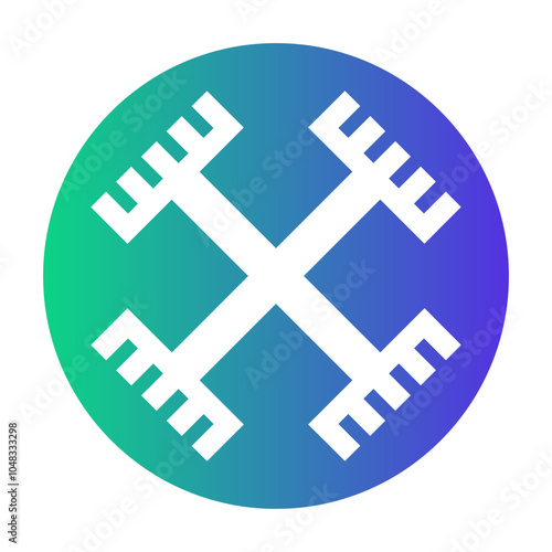 paganism Gradient icon