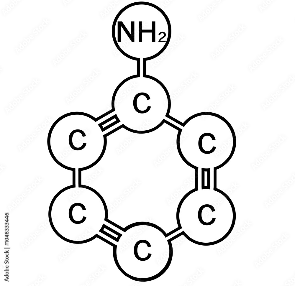 Aniline molecular icon Aniline molecular icon