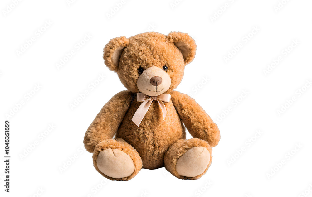 Obraz premium teddy bear isolated on white background