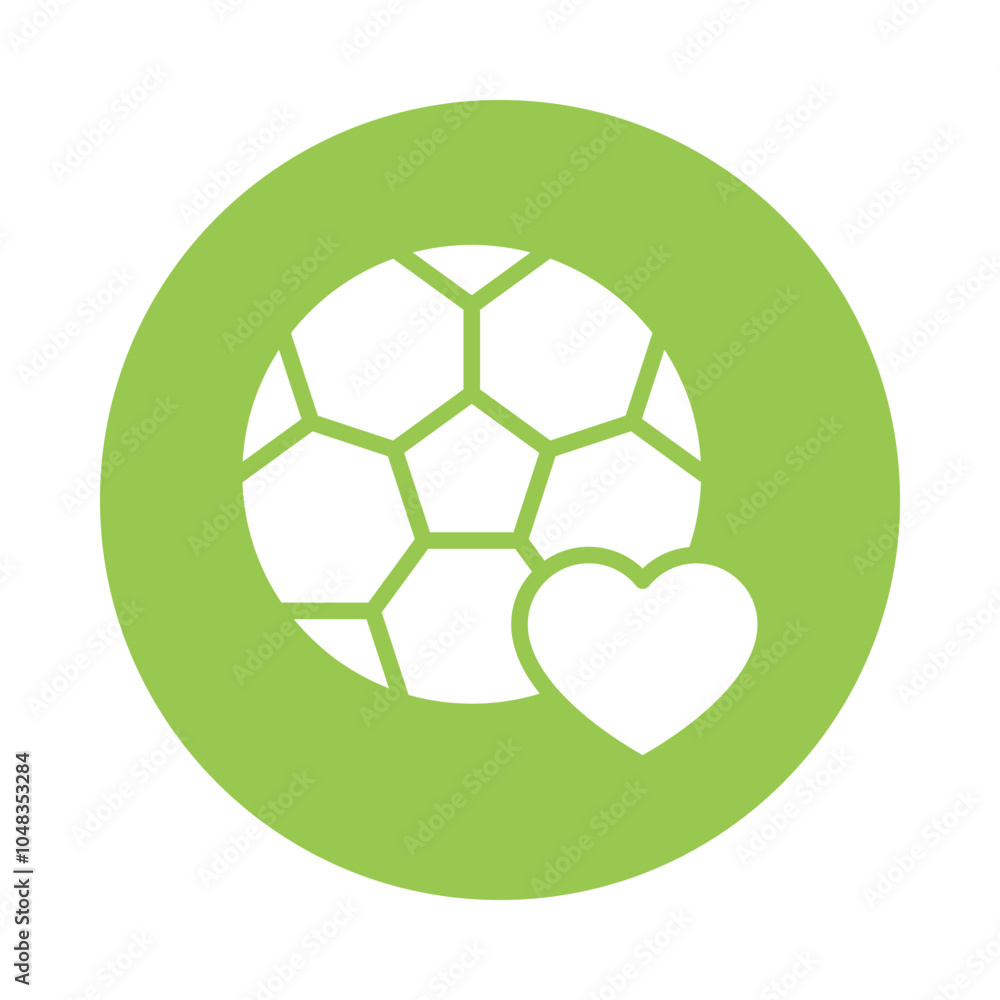 Fototapeta premium Sports Volunteering vector Gylph Circle Design icon. Volunteering Symbol on White background EPS 10 File