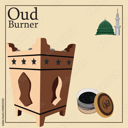 mabkhara traditional tarim agarwood oud burner aromatheraphy