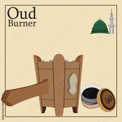 mabkhara traditional tarim agarwood oud burner aromatheraphy