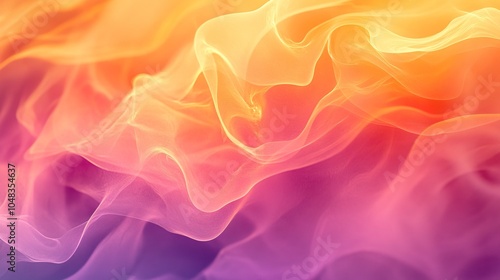 Wallpaper Mural Abstract orange yellow gold pink purple smokey background concept Torontodigital.ca