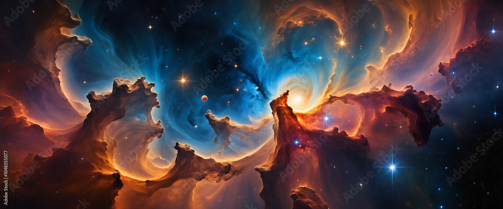 grand nebulae in the deep space
grand nebulae in the deep space