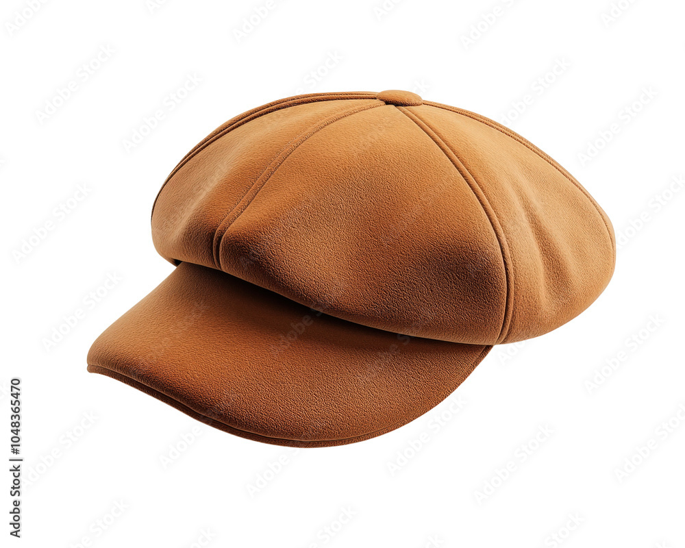 Fototapeta premium A brown hat with a brown brim