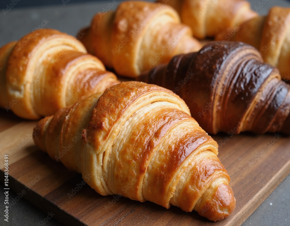 Fresh Croissants. Fresh Croissants.