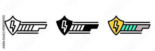 Energy Bar Icon, A gauge indicating a character’s stamina or power level, determining how much more action or movement is possible in-game.