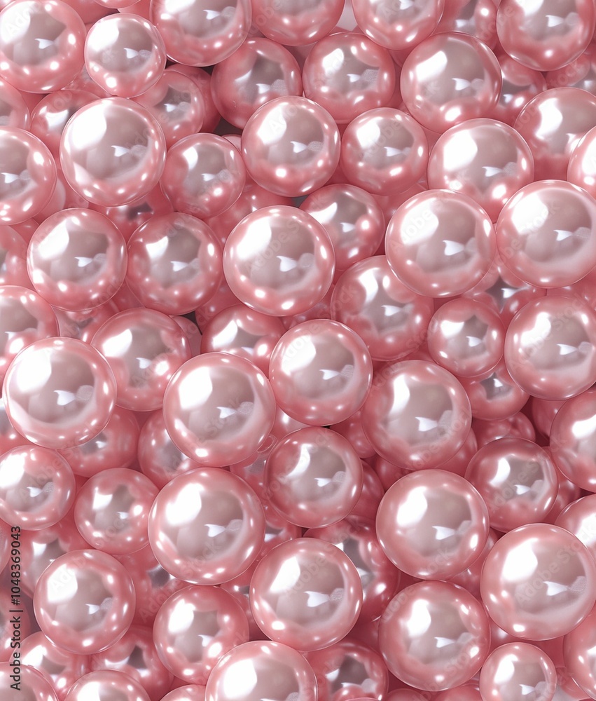 a pile of light pink pearls background texture, beads with a glossy texture a pile of light pink pearls background texture, beads with a glossy texture