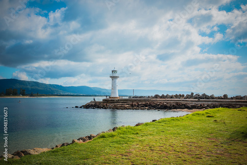 The lighthouse was built in 1871. It is situated in the Belmore Basin on the southern breakwater photo