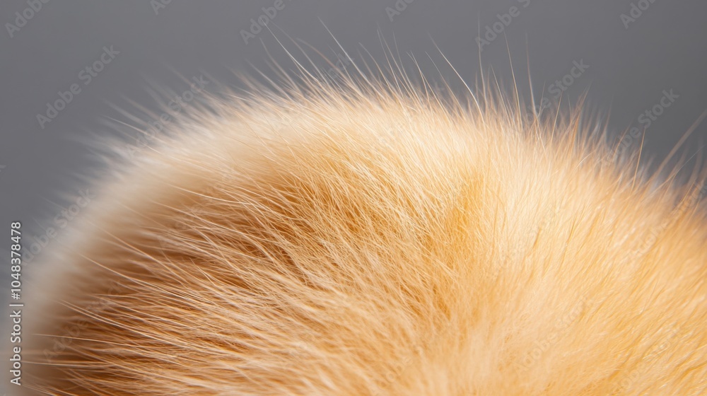 A macro shot magnifies the softness and texture of warm fur, showcasing its fine detail and comforting appeal in exquisite focus. A macro shot magnifies the softness and texture of warm fur, showcasing its fine detail and comforting appeal in exquisite focus.