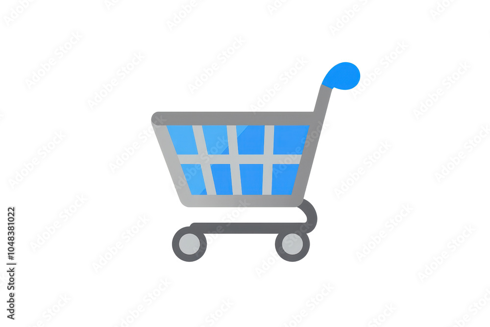 Minimalistic shopping cart icon on a transparent background. Perfect for ecommerce, retail, and online store design projects. Minimalistic shopping cart icon on a transparent background. Perfect for ecommerce, retail, and online store design projects.