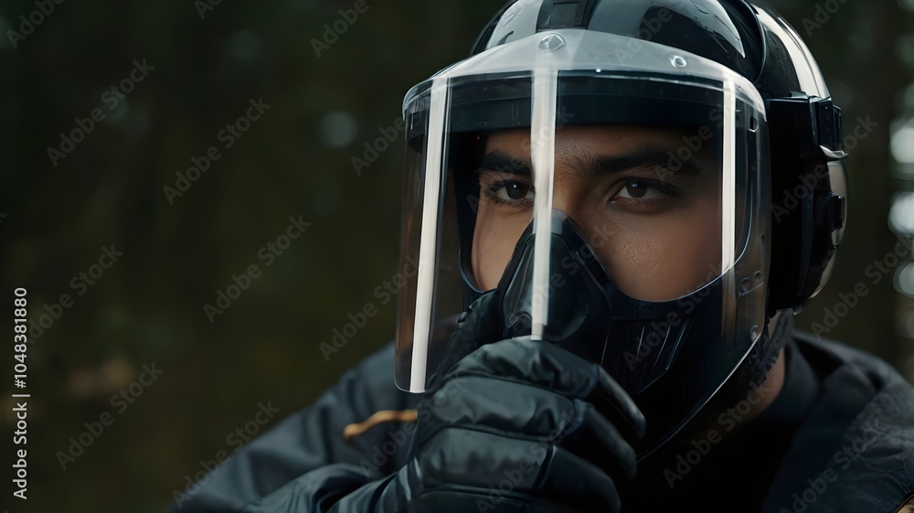 A cleaning worker in full protective gear, representing safety protocols and the essential roles during virus pandemic containment efforts. - Virus pandemic
A cleaning worker in full protective gear, representing safety protocols and the essential roles during virus pandemic containment efforts. - Virus pandemic