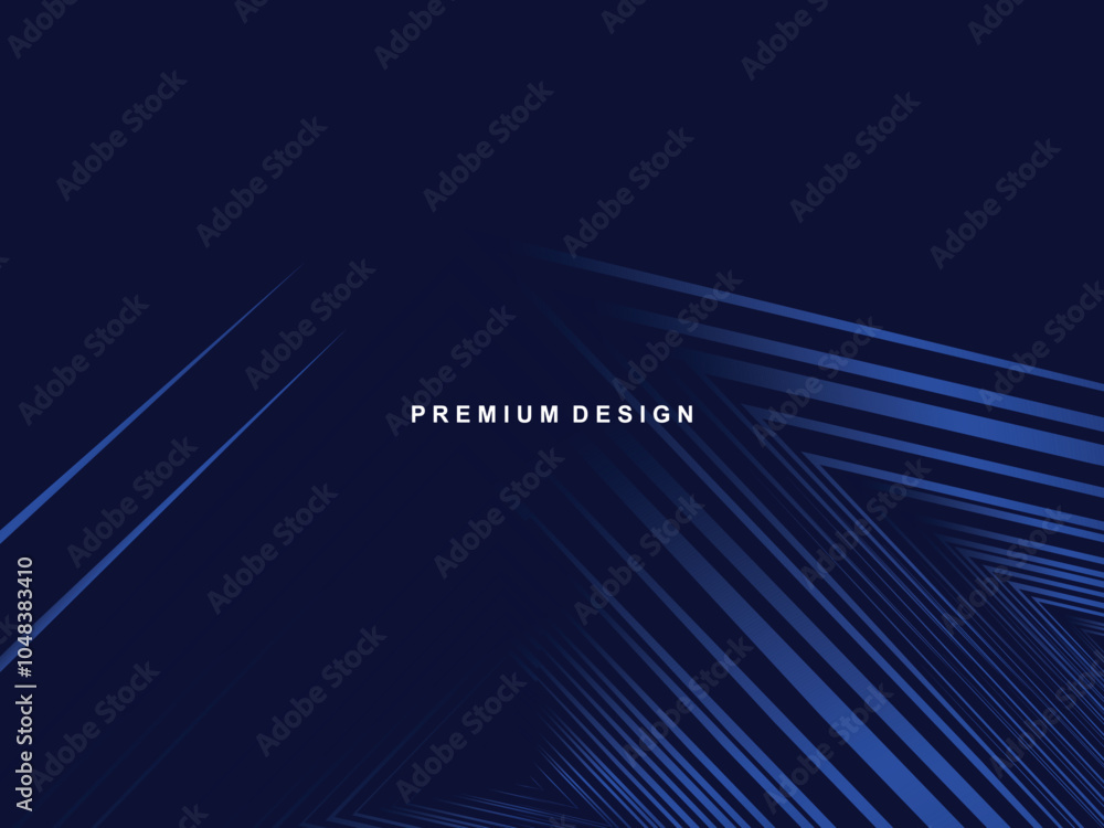 Premium background design with diagonal dark blue stripes pattern. Vector horizontal template for digital lux business banner, contemporary formal invitation, luxury voucher, prestigious gift certific Premium background design with diagonal dark blue stripes pattern. Vector horizontal template for digital lux business banner, contemporary formal invitation, luxury voucher, prestigious gift certific