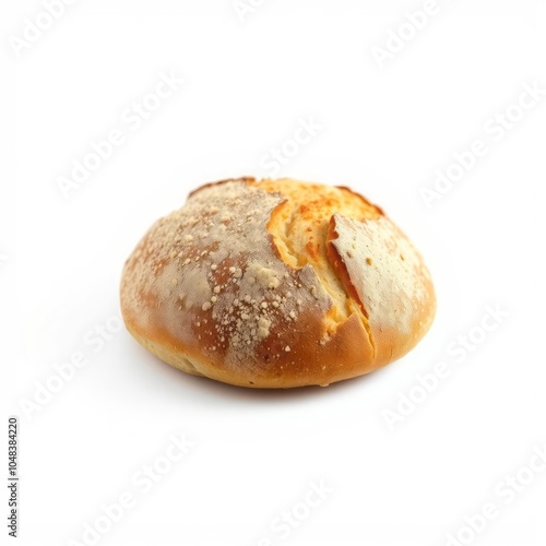 Bread isolated on white background full depth of field