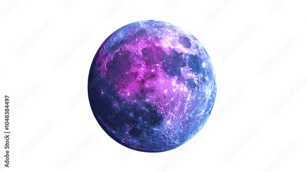 Obraz premium neon moon png