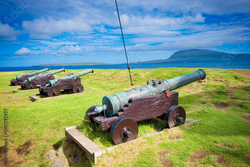 Skansin - historic fortress in Tórshavn, the capital of the Faroe Islands photo