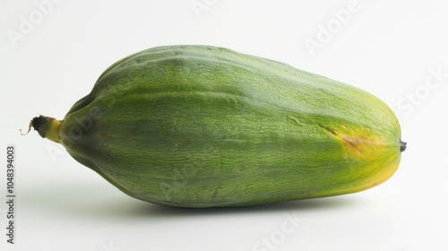 Wallpaper Mural A Green Papaya with a Slightly Yellowed Side Torontodigital.ca