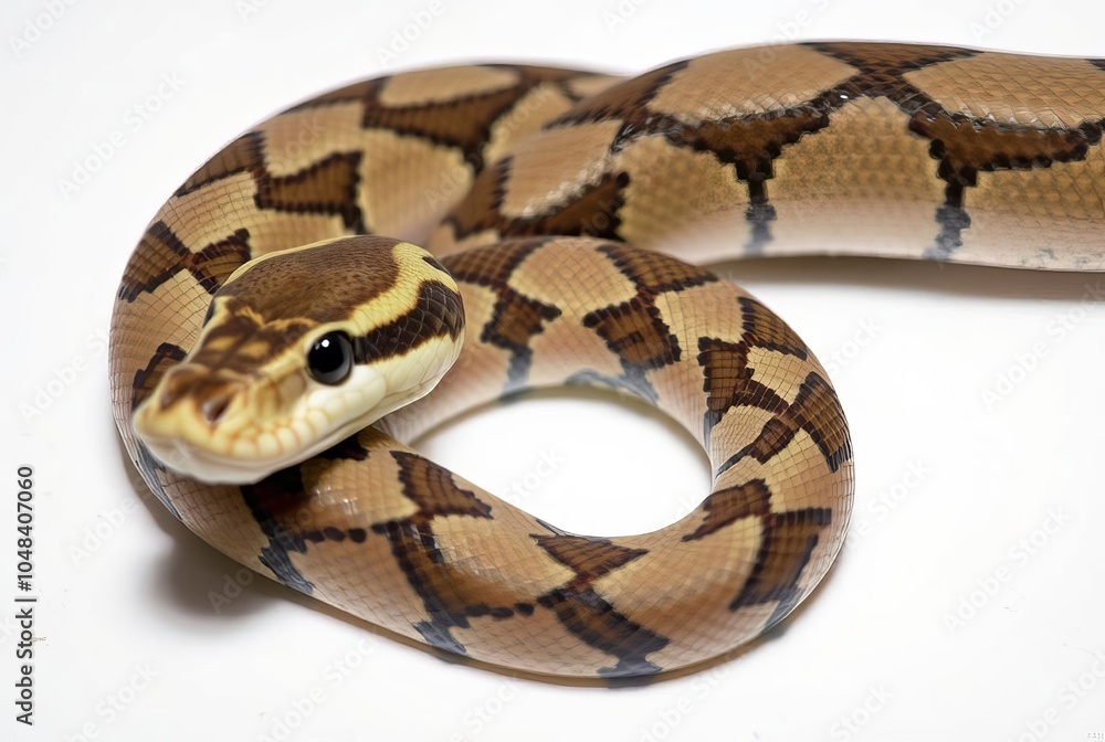 Obraz premium _ . Snake patterns (S) The patterns on snakes can resemble the l