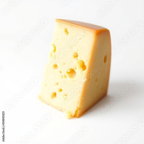 cheese isolated on white background full depth of field