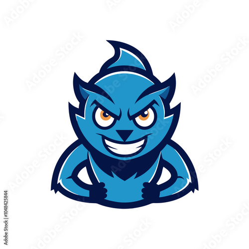blue cat head