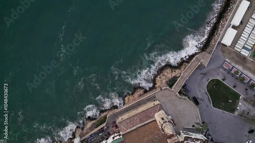 coastal beach town in europe