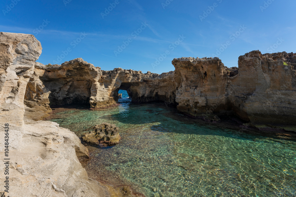 Fototapeta premium piscina naturale di marina serra, Puglia