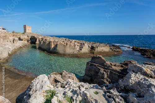 piscina naturale di marina serra, Puglia photo