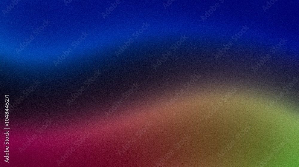 Abstract background grainy gradient magenta green blue glowing wave shape, black backdrop banner poster header design, noise texture, copy space Abstract background grainy gradient magenta green blue glowing wave shape, black backdrop banner poster header design, noise texture, copy space