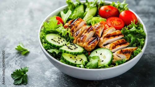 The Grilled Chicken Salad Bowl