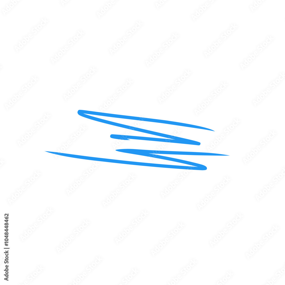 blue pen line scribble blue pen line scribble