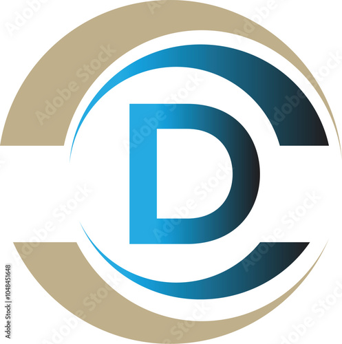 d latter logo desing