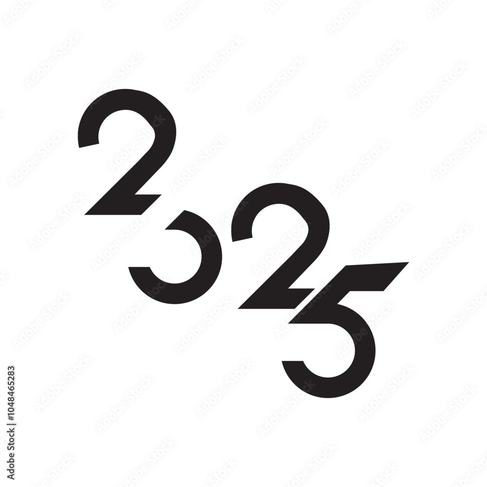 happy new year 2025 logo vector eps happy new year 2025 logo vector eps
